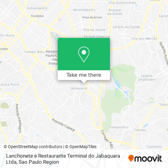 Lanchonete e Restaurante Terminal do Jabaquara Ltda map