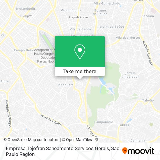 Empresa Tejofran Saneamento Serviços Gerais map