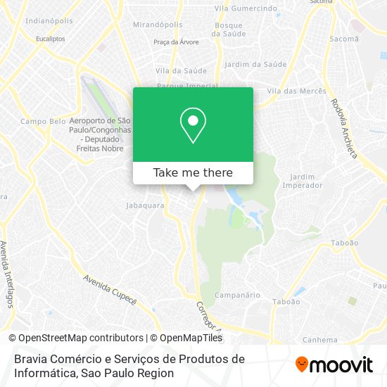 Mapa Bravia Comércio e Serviços de Produtos de Informática