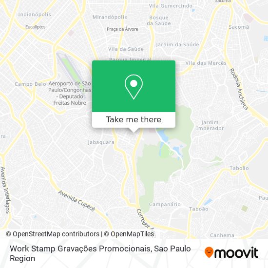 Work Stamp Gravações Promocionais map