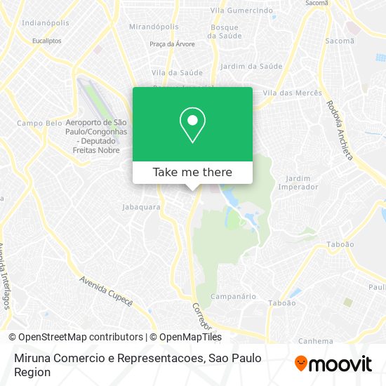 Miruna Comercio e Representacoes map