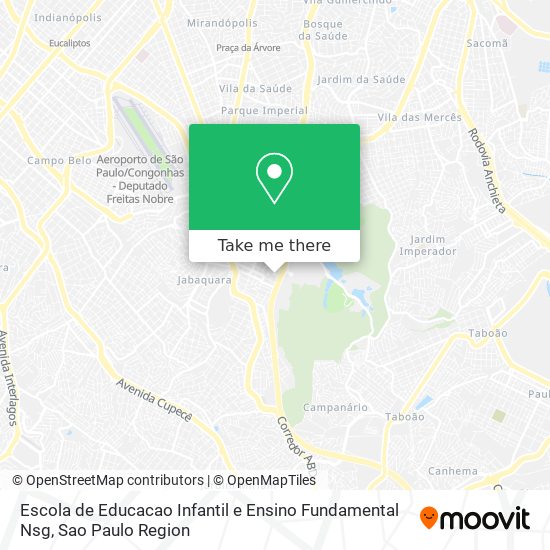 Escola de Educacao Infantil e Ensino Fundamental Nsg map