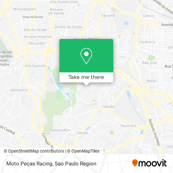 Moto Peças Racing map