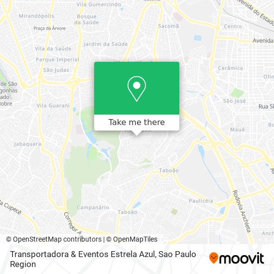 Transportadora & Eventos Estrela Azul map