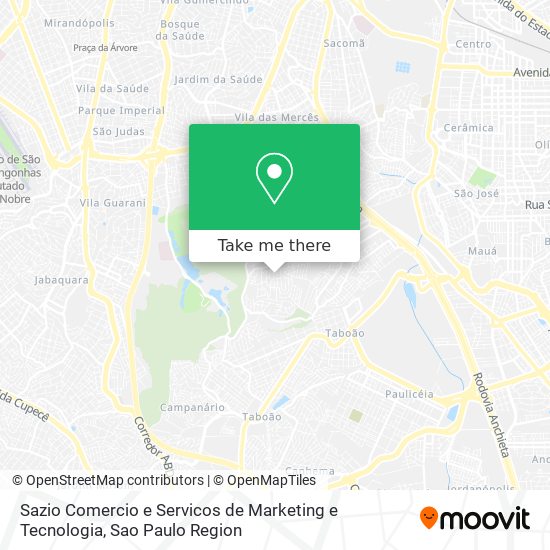 Sazio Comercio e Servicos de Marketing e Tecnologia map