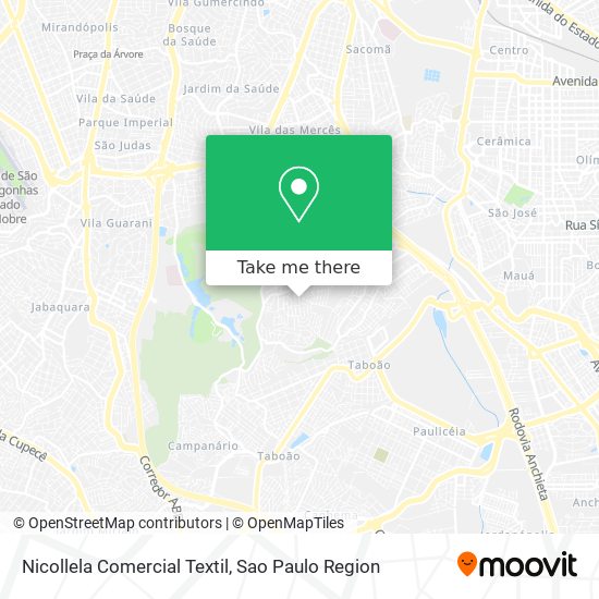 Nicollela Comercial Textil map