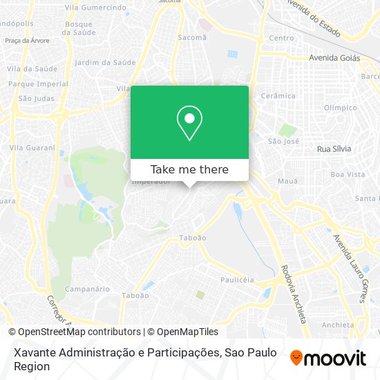 Xavante Administração e Participações map