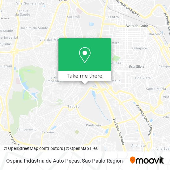 Ospina Indústria de Auto Peças map