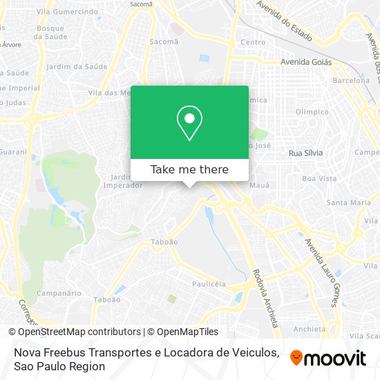 Nova Freebus Transportes e Locadora de Veiculos map