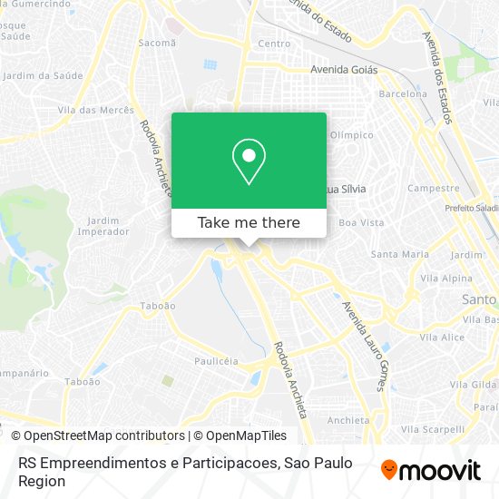 Mapa RS Empreendimentos e Participacoes