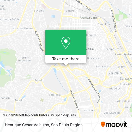 Mapa Henrique Cesar Veículos