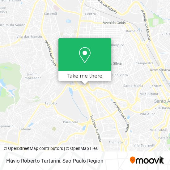 Flávio Roberto Tartarini map