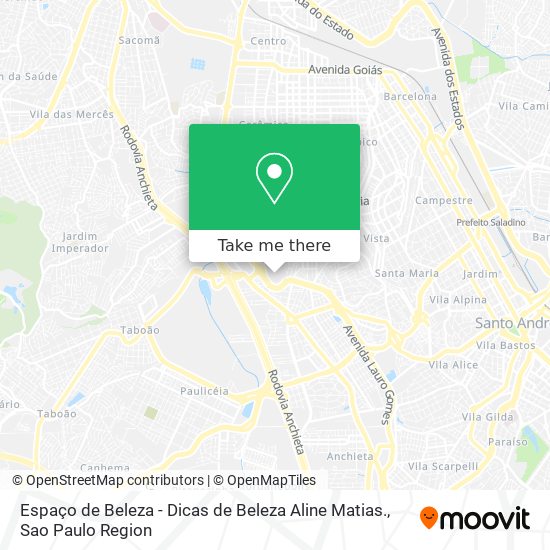 Espaço de Beleza - Dicas de Beleza Aline Matias. map