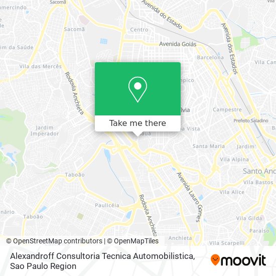 Alexandroff Consultoria Tecnica Automobilistica map