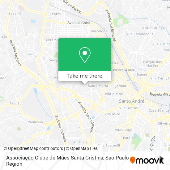 Associação Clube de Mães Santa Cristina map
