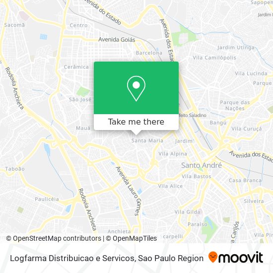 Logfarma Distribuicao e Servicos map