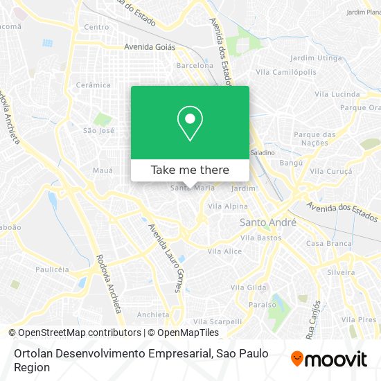 Ortolan Desenvolvimento Empresarial map