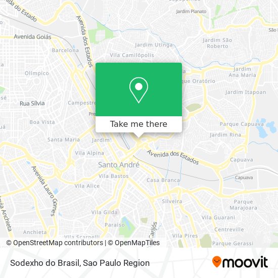 Sodexho do Brasil map