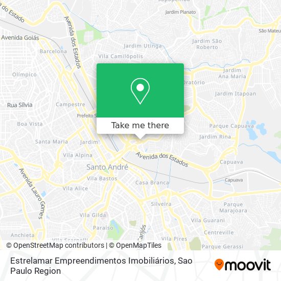 Mapa Estrelamar Empreendimentos Imobiliários