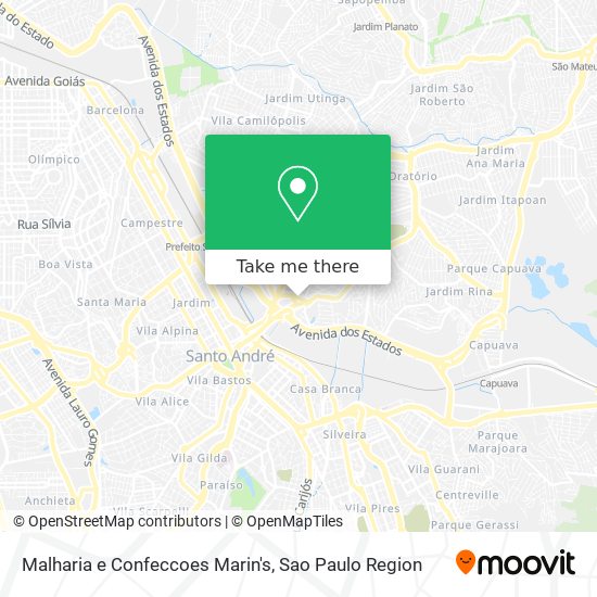 Malharia e Confeccoes Marin's map