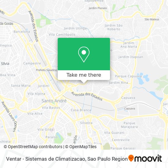 Ventar - Sistemas de Climatizacao map