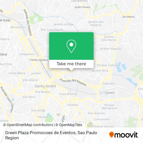 Mapa Green Plaza Promocoes de Eventos