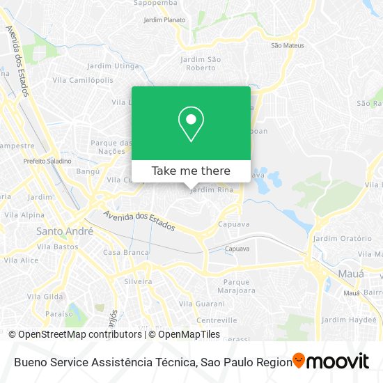 Bueno Service Assistência Técnica map