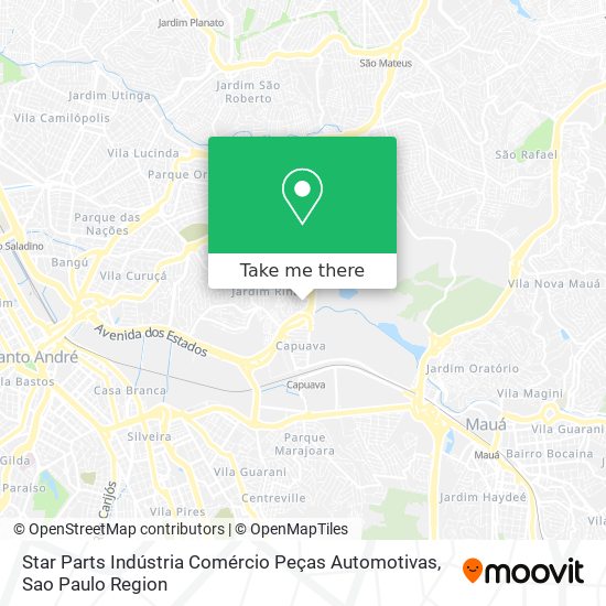 Star Parts Indústria Comércio Peças Automotivas map