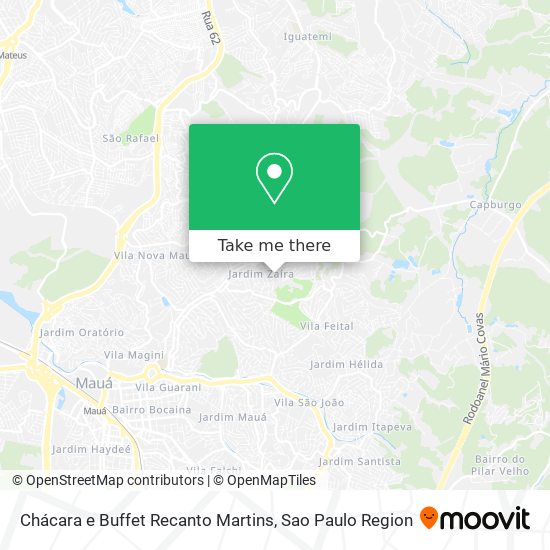 Chácara e Buffet Recanto Martins map