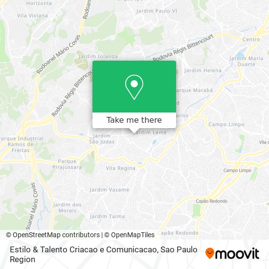 Estilo & Talento Criacao e Comunicacao map