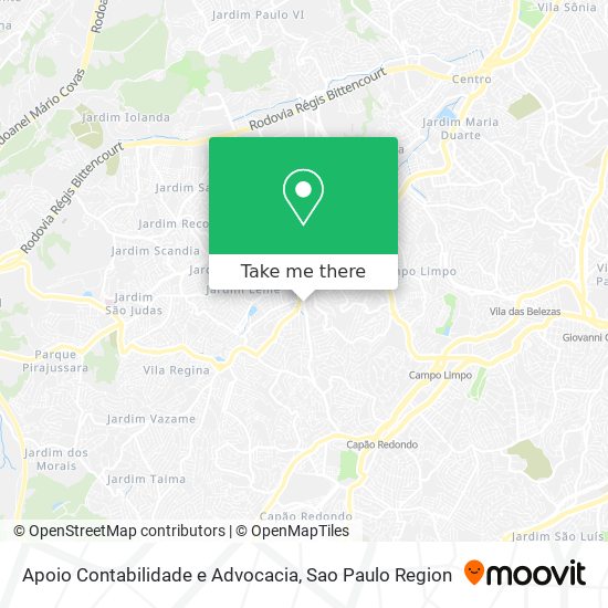 Apoio Contabilidade e Advocacia map