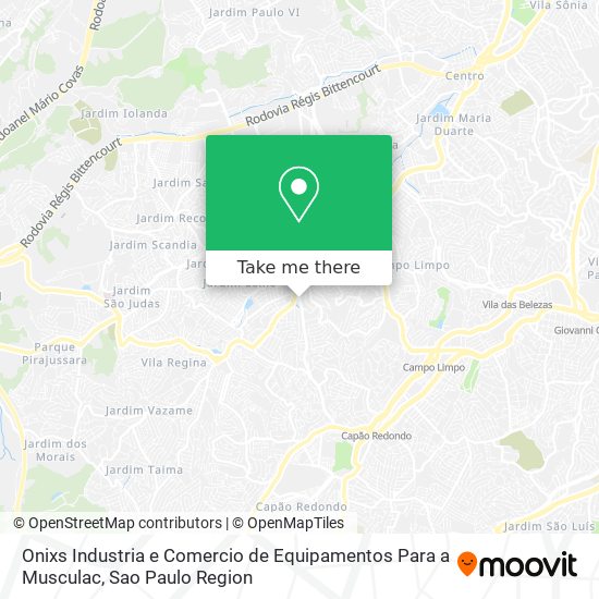 Onixs Industria e Comercio de Equipamentos Para a Musculac map