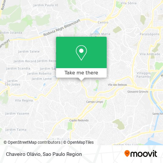 Chaveiro Olávio map