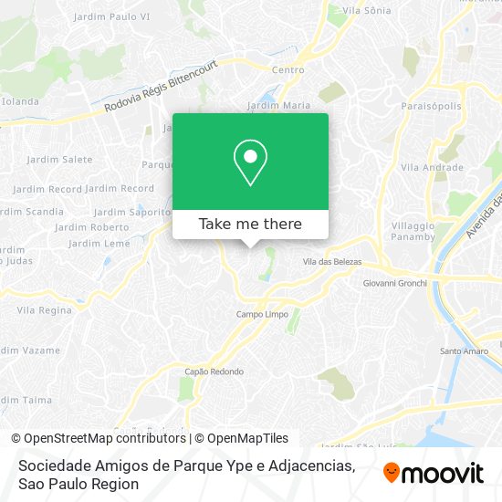 Sociedade Amigos de Parque Ype e Adjacencias map