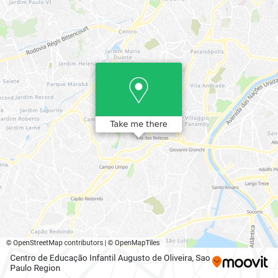 Centro de Educação Infantil Augusto de Oliveira map