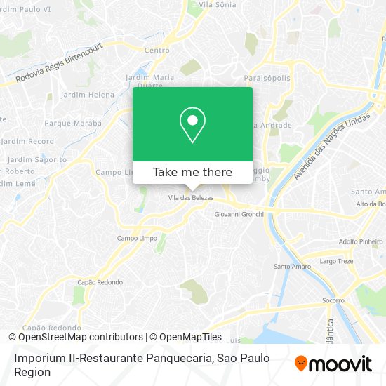 Mapa Imporium II-Restaurante Panquecaria