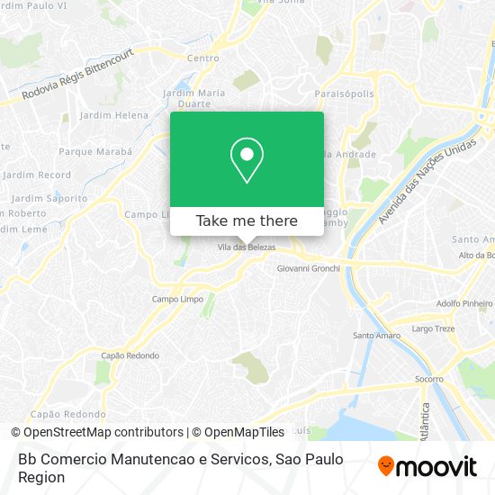 Bb Comercio Manutencao e Servicos map