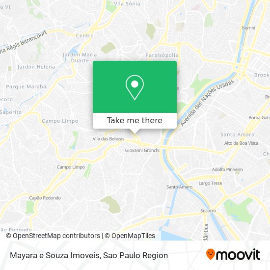 Mayara e Souza Imoveis map