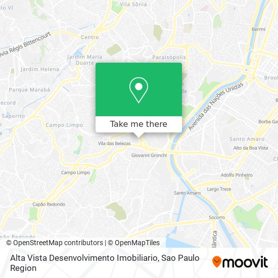 Alta Vista Desenvolvimento Imobiliario map