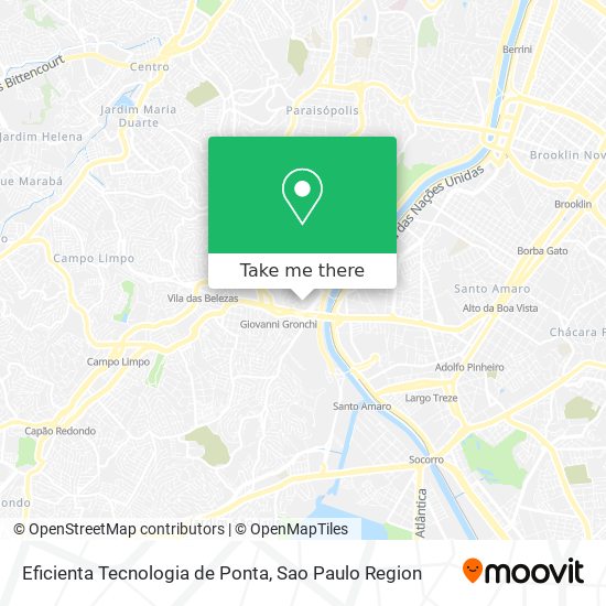 Mapa Eficienta Tecnologia de Ponta