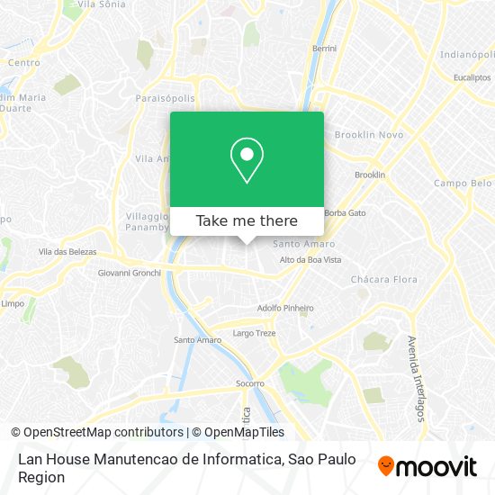 Mapa Lan House Manutencao de Informatica