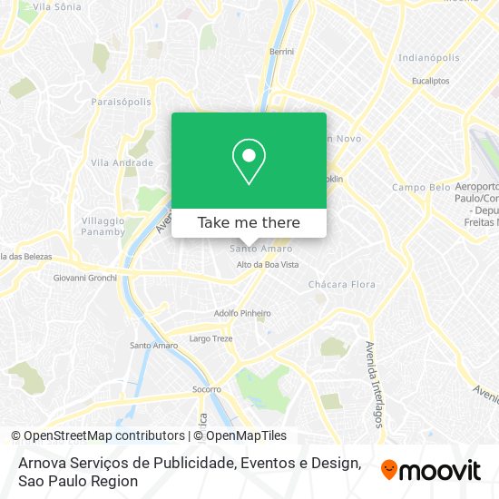Arnova Serviços de Publicidade, Eventos e Design map