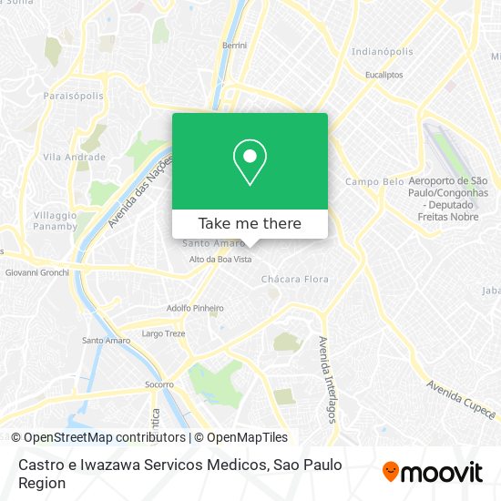 Castro e Iwazawa Servicos Medicos map