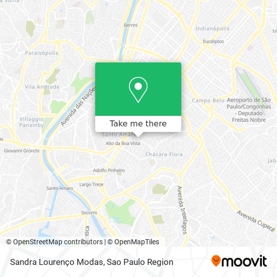 Sandra Lourenço Modas map