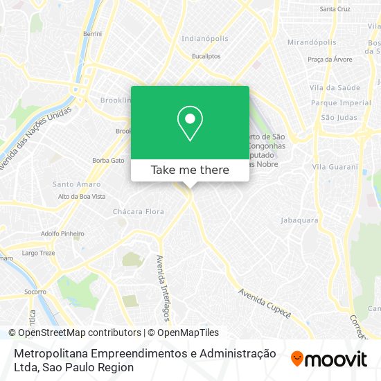 Metropolitana Empreendimentos e Administração Ltda map