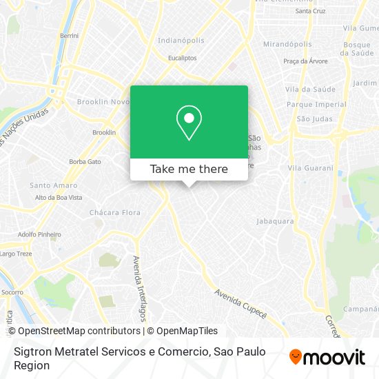 Sigtron Metratel Servicos e Comercio map