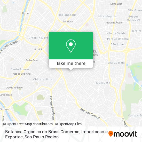 Botanica Organica do Brasil Comercio, Importacao e Exportac map