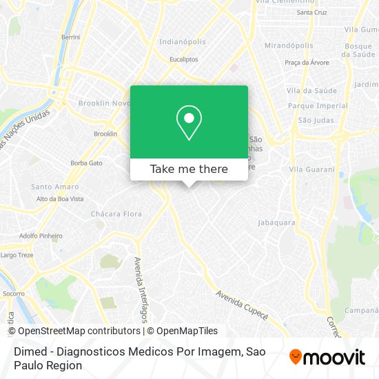 Mapa Dimed - Diagnosticos Medicos Por Imagem