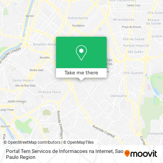 Portal Tem Servicos de Informacoes na Internet map