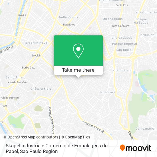 Mapa Skapel Industria e Comercio de Embalagens de Papel